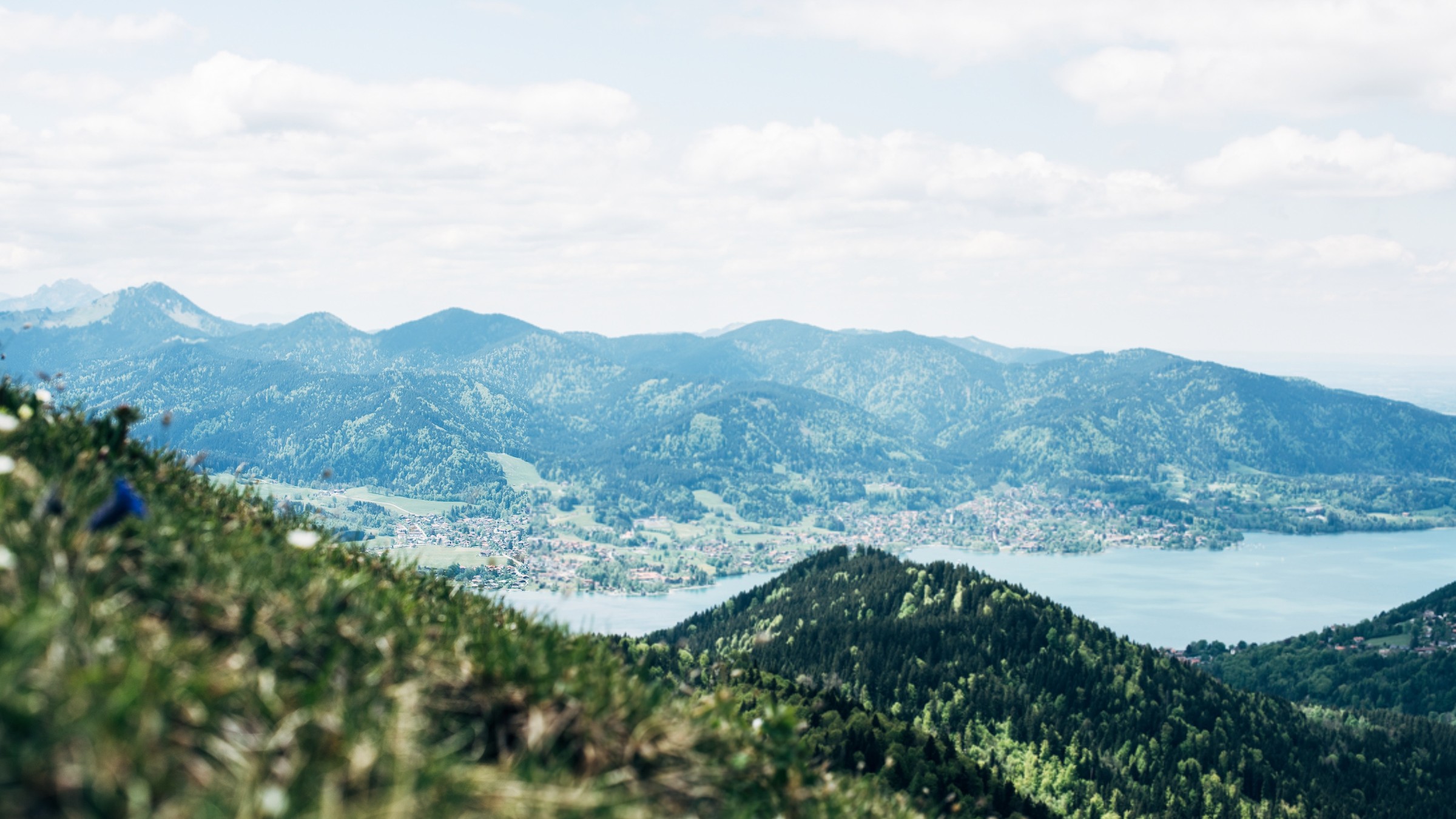 Tegernsee-Panorama, Region rund um den EHAM-Standort Hausham